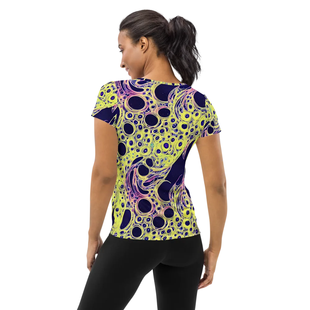 Solar Void on Women's Athletic T-Shirt — Back