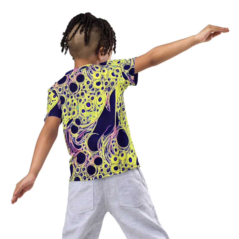 Solar Void on Kids Crew Neck T-Shirt — Back