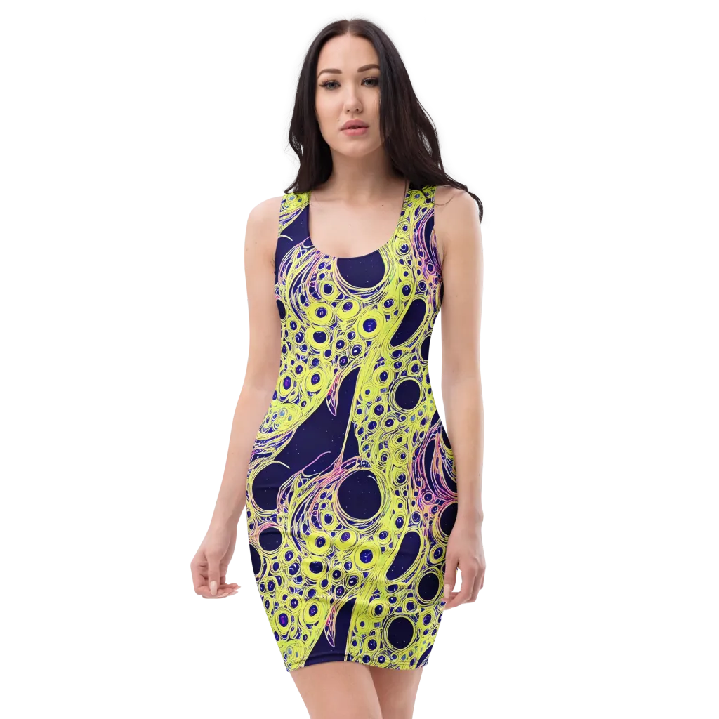 Solar Void on Bodycon Dress — Front