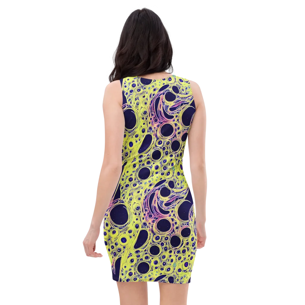 Solar Void on Bodycon Dress — Back