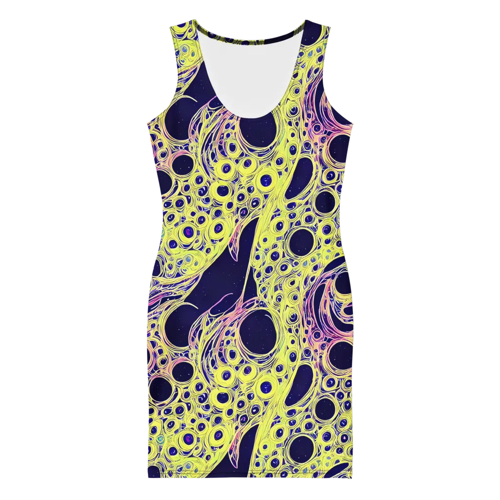 Solar Void on Bodycon Dress — Front