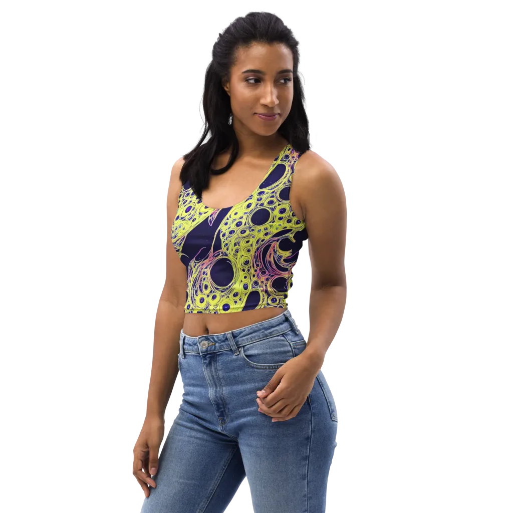 Solar Void on Crop Top — Left Front