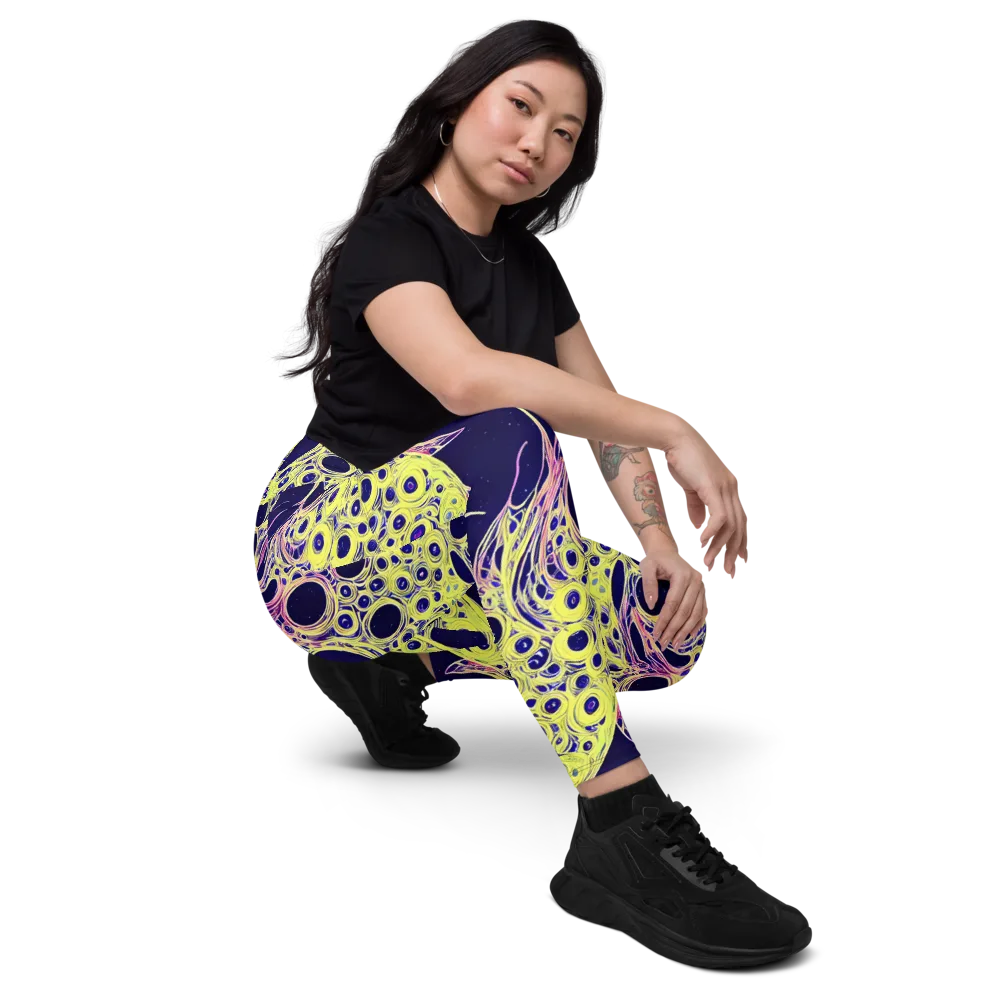 Solar Void on Leggings with Pockets — Right Front