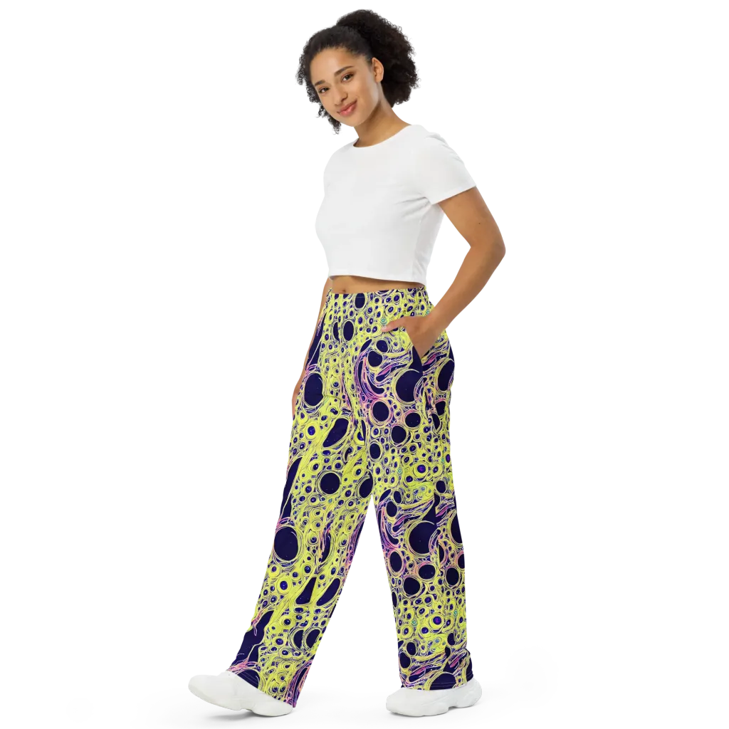 Solar Void on Wide-Leg Pants — Left Front