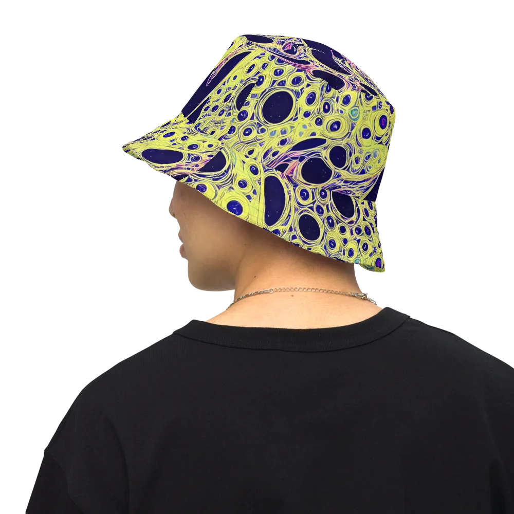 Solar Void on Reversible Bucket Hat — Back Inside