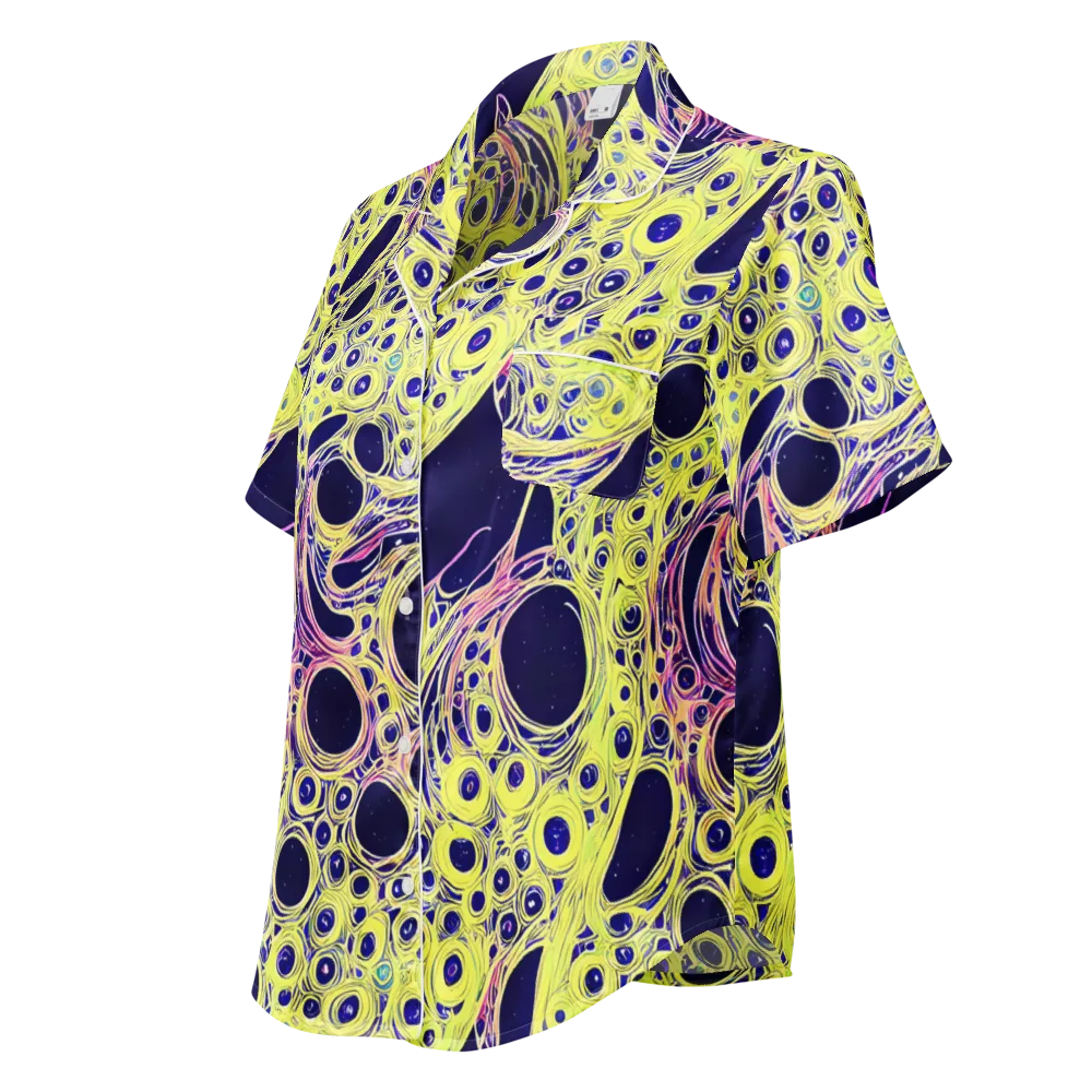 Solar Void on Women's Short Sleeve Pajama Top — Left Front