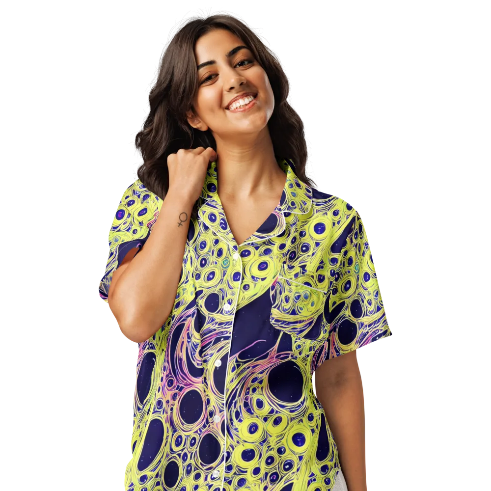 Solar Void on Women's Short Sleeve Pajama Top — Front