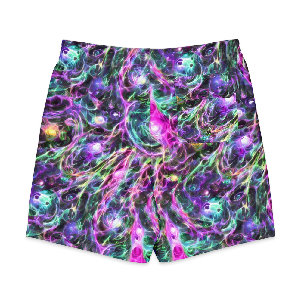 Amethyst Storm on Men's Board Shorts — Back
