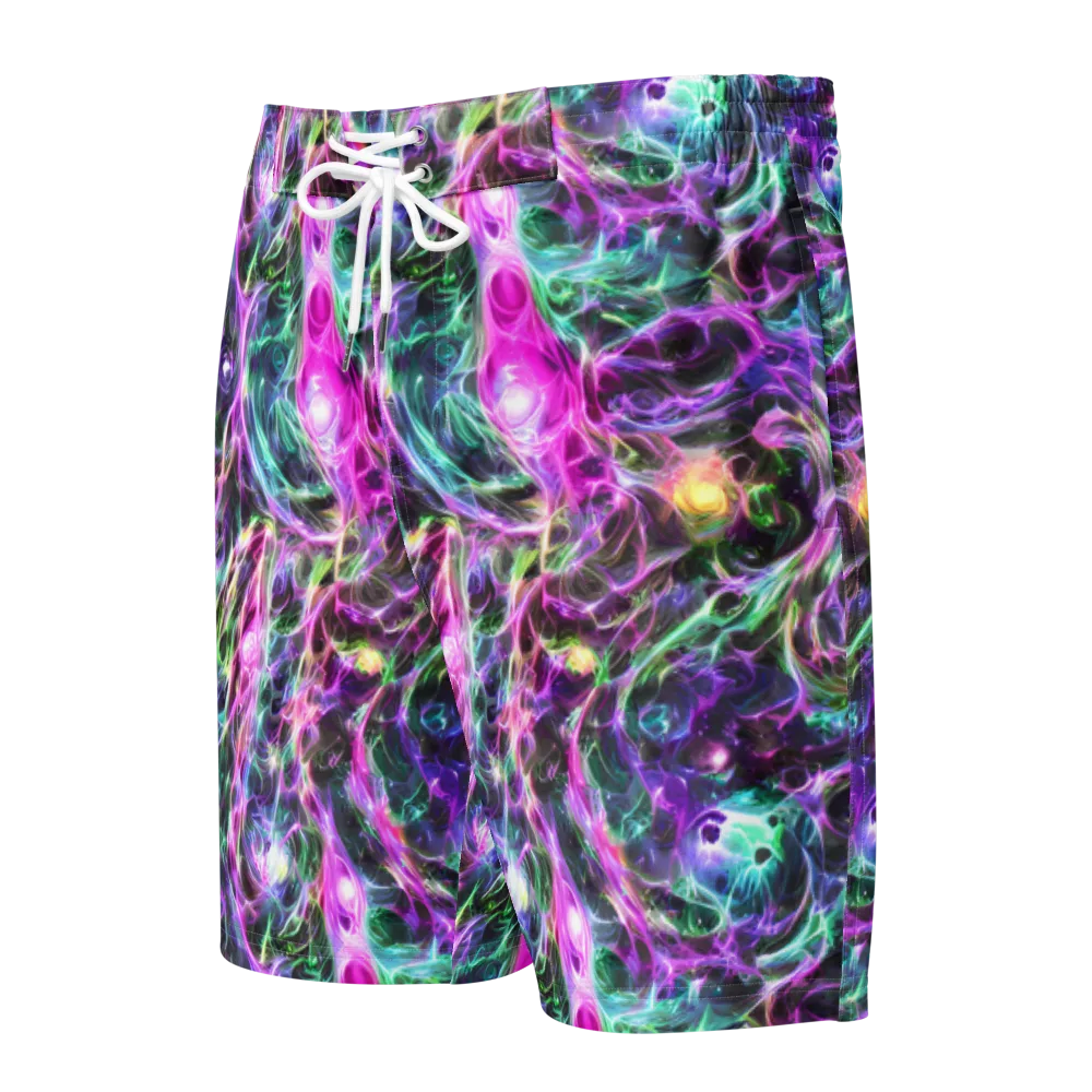 Amethyst Storm on Men's Board Shorts — Front