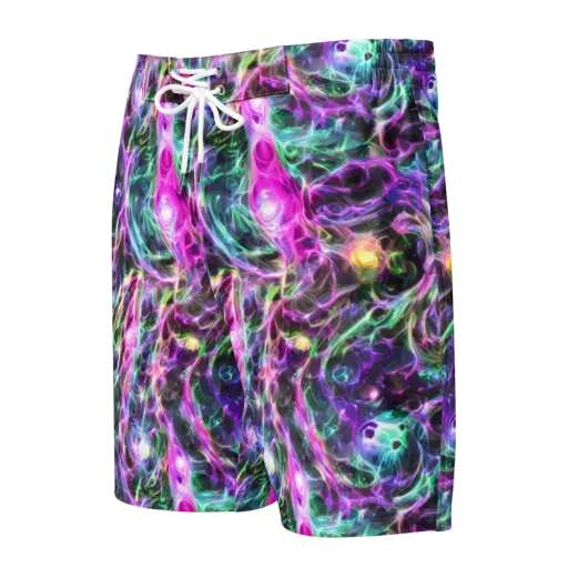 Amethyst Storm on a Men's Board Shorts