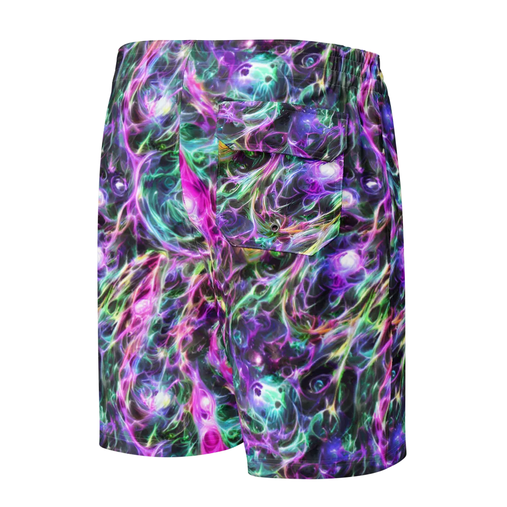 Amethyst Storm on Men's Board Shorts — Back