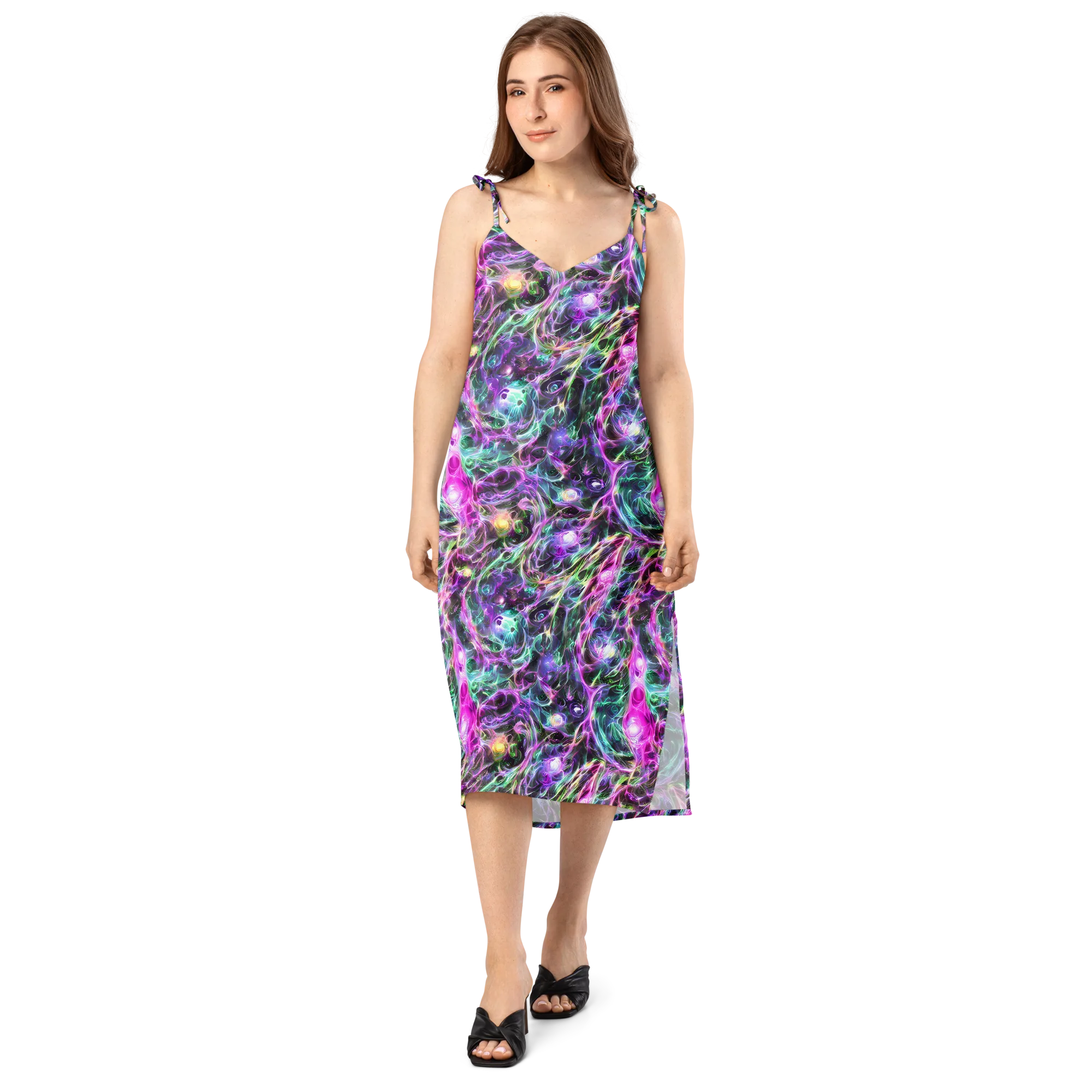 Amethyst Storm on Slip Dress — Front