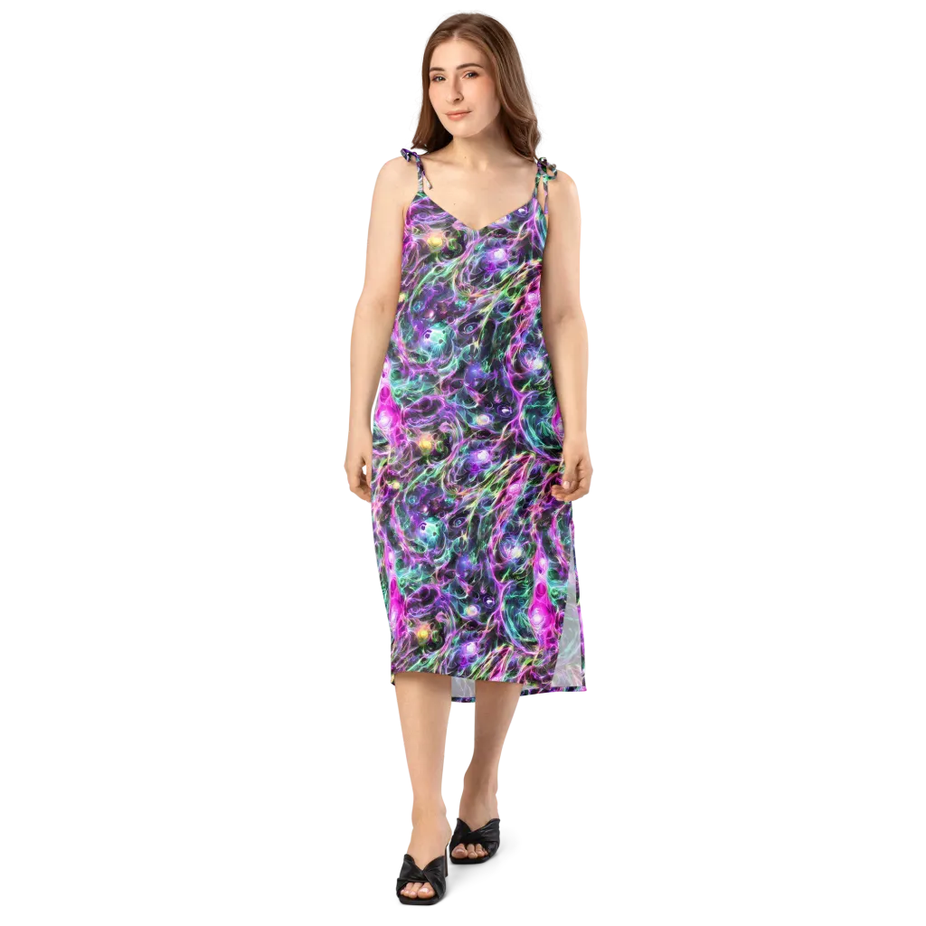 Amethyst Storm on Slip Dress — Front