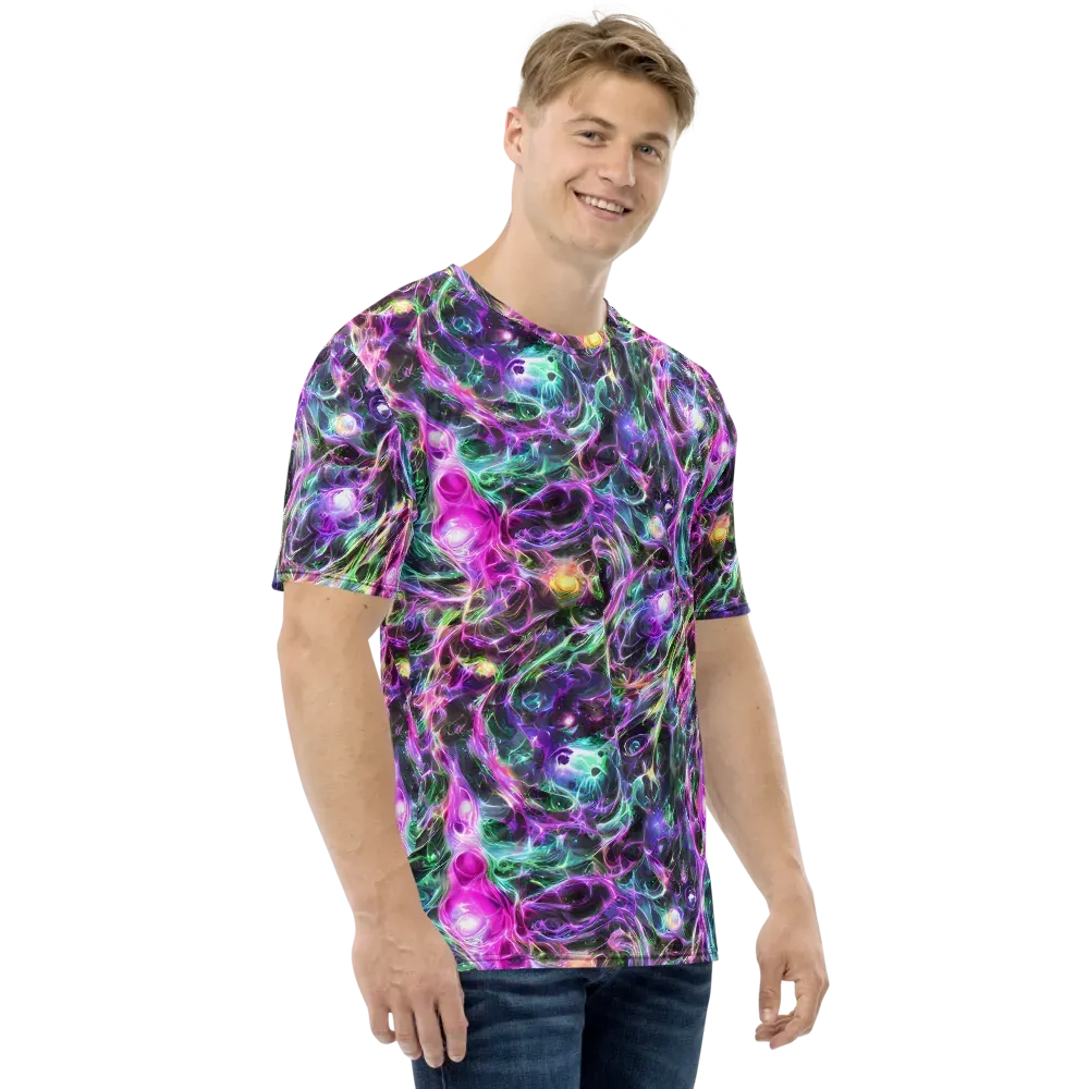 Amethyst Storm on Men's Crew Neck T-Shirt — Right