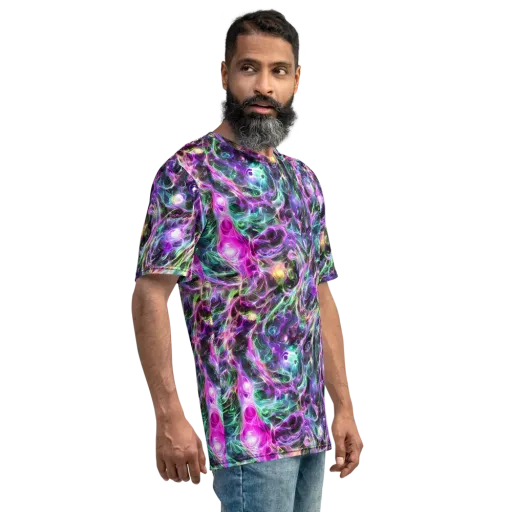 Amethyst Storm on a Men's Crew Neck T-Shirt