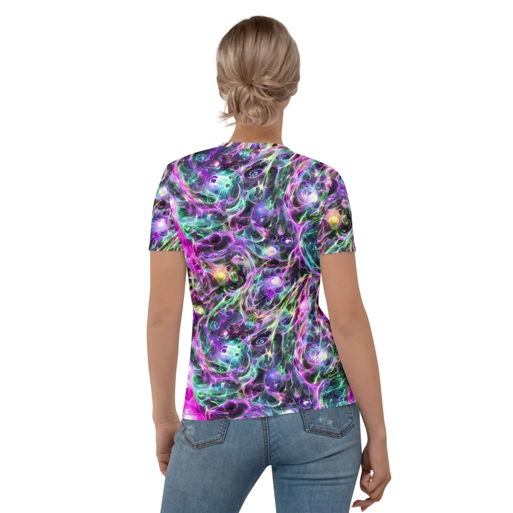 Amethyst Storm on Women's Crew Neck T-Shirt — Back