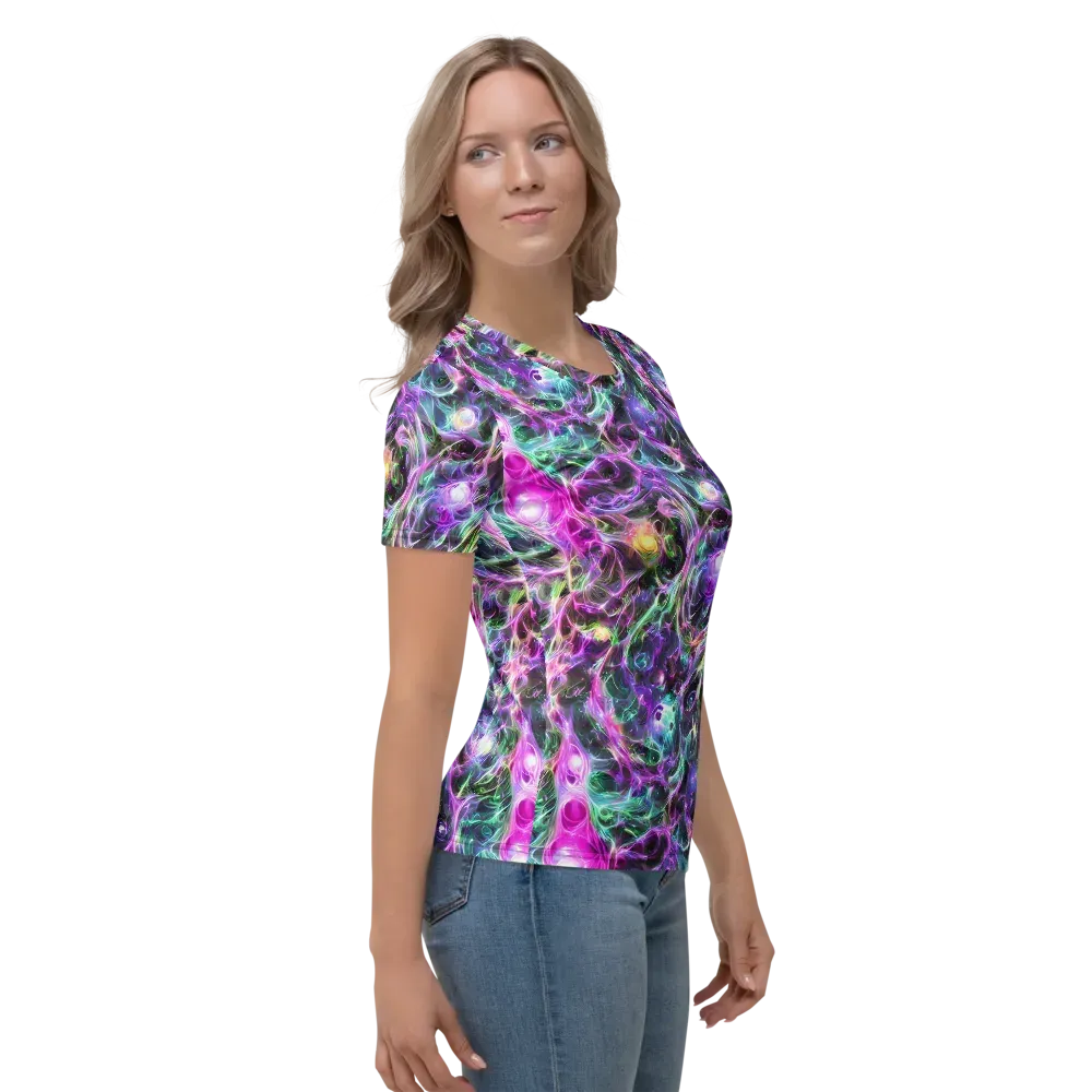 Amethyst Storm on Women's Crew Neck T-Shirt — Right