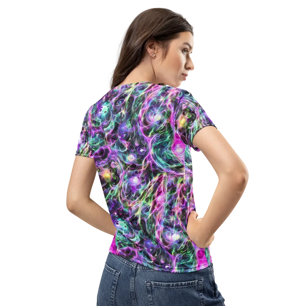 Amethyst Storm on Women's Crew Neck T-Shirt — Back