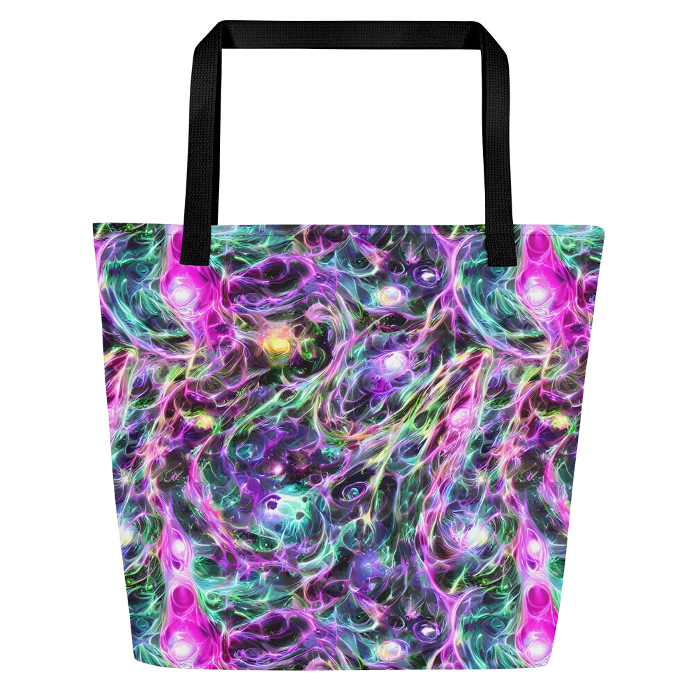 Amethyst Storm on Large Tote Bag W/ Pocket — Front