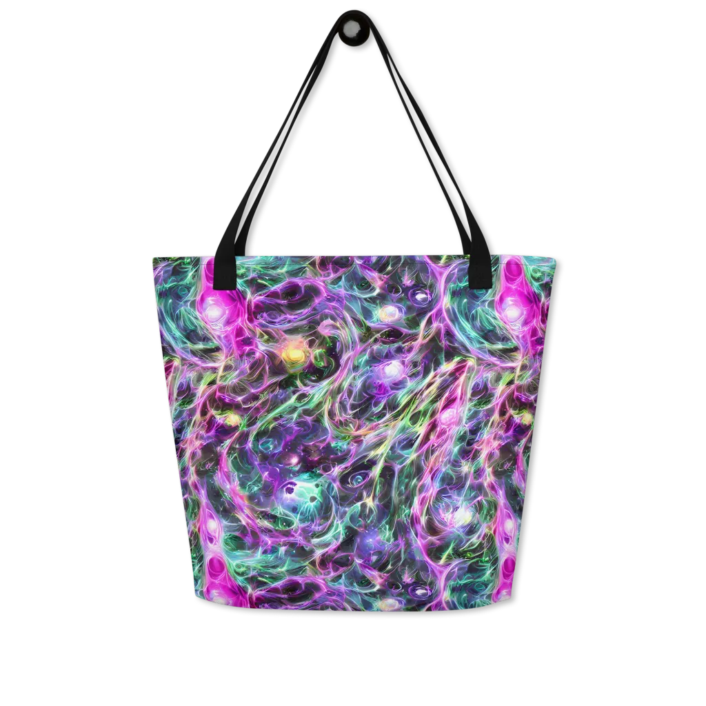 Amethyst Storm on Large Tote Bag W/ Pocket — Front