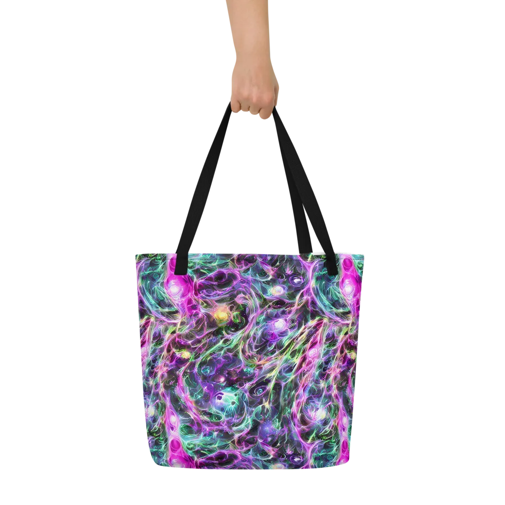 Amethyst Storm on Large Tote Bag W/ Pocket — Front