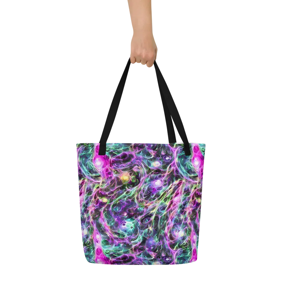 Amethyst Storm on Large Tote Bag W/ Pocket — Front