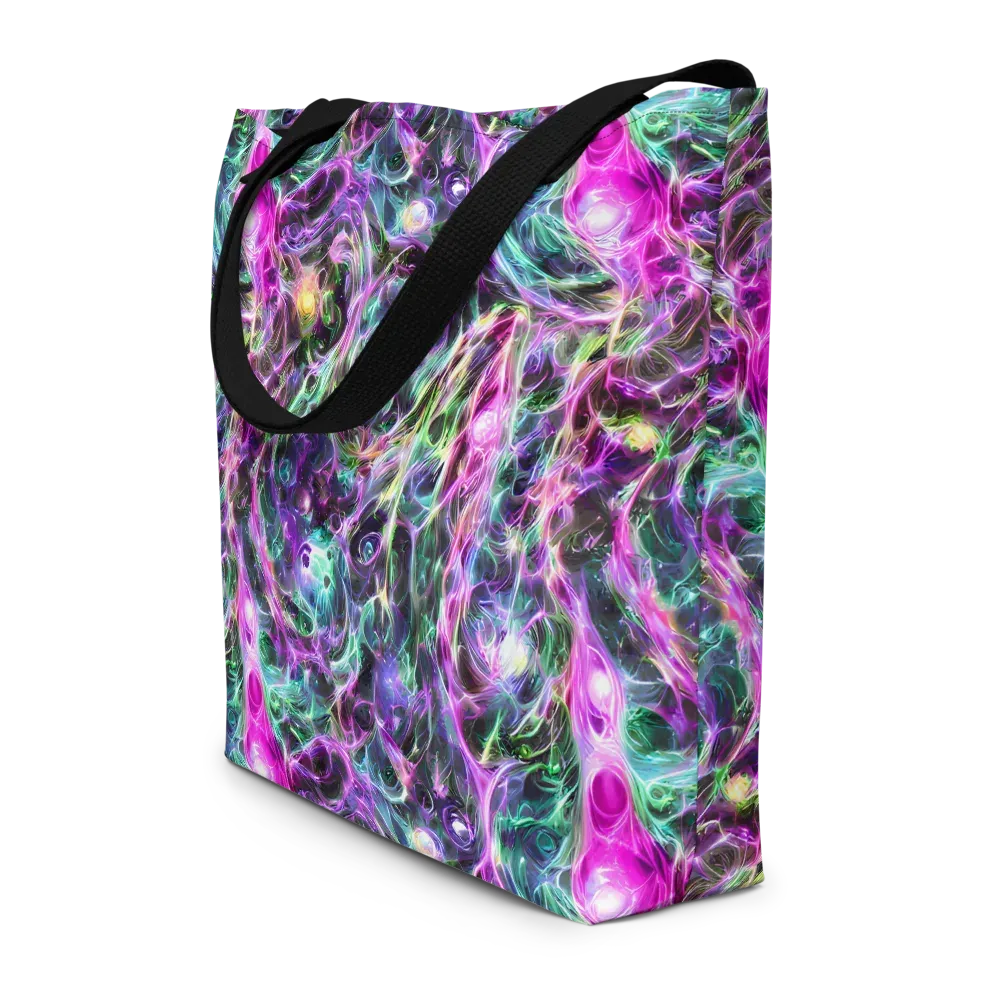 Amethyst Storm on Large Tote Bag W/ Pocket — Front