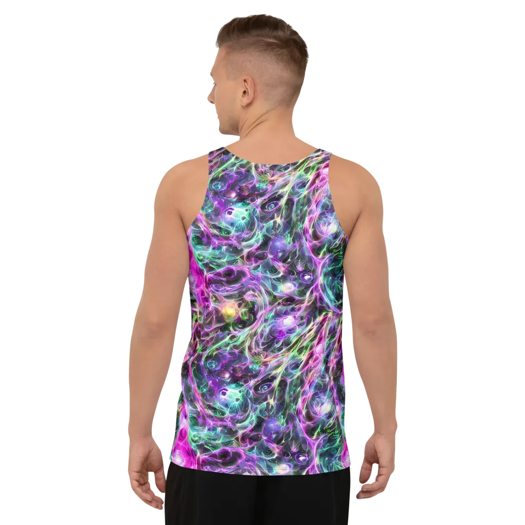 Amethyst Storm on Men's Tank Top — Back