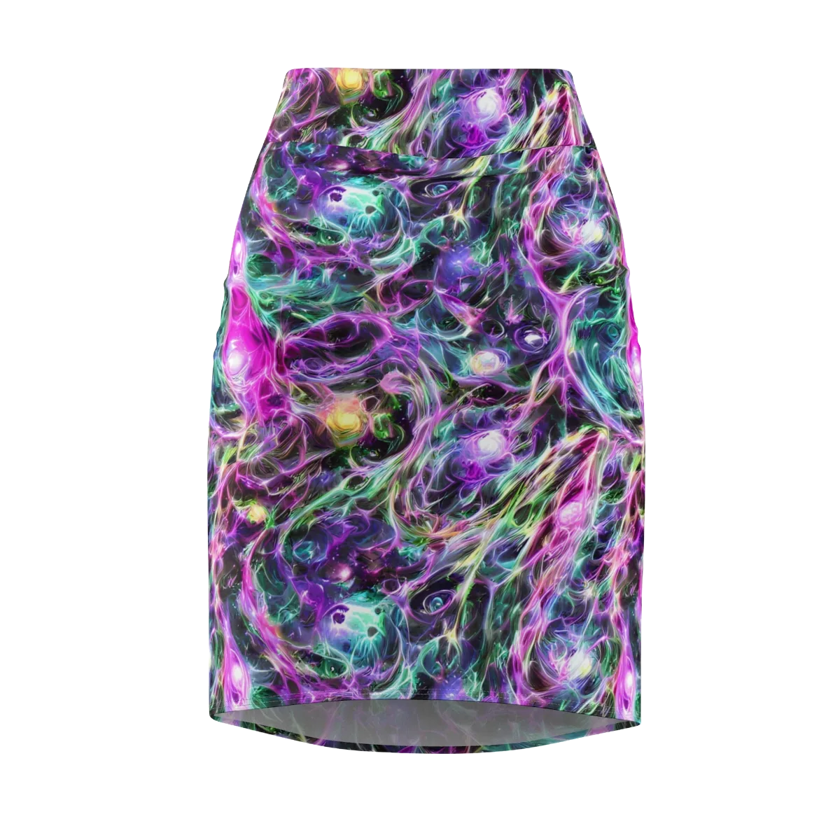 Amethyst Storm on Pencil Skirt — Front