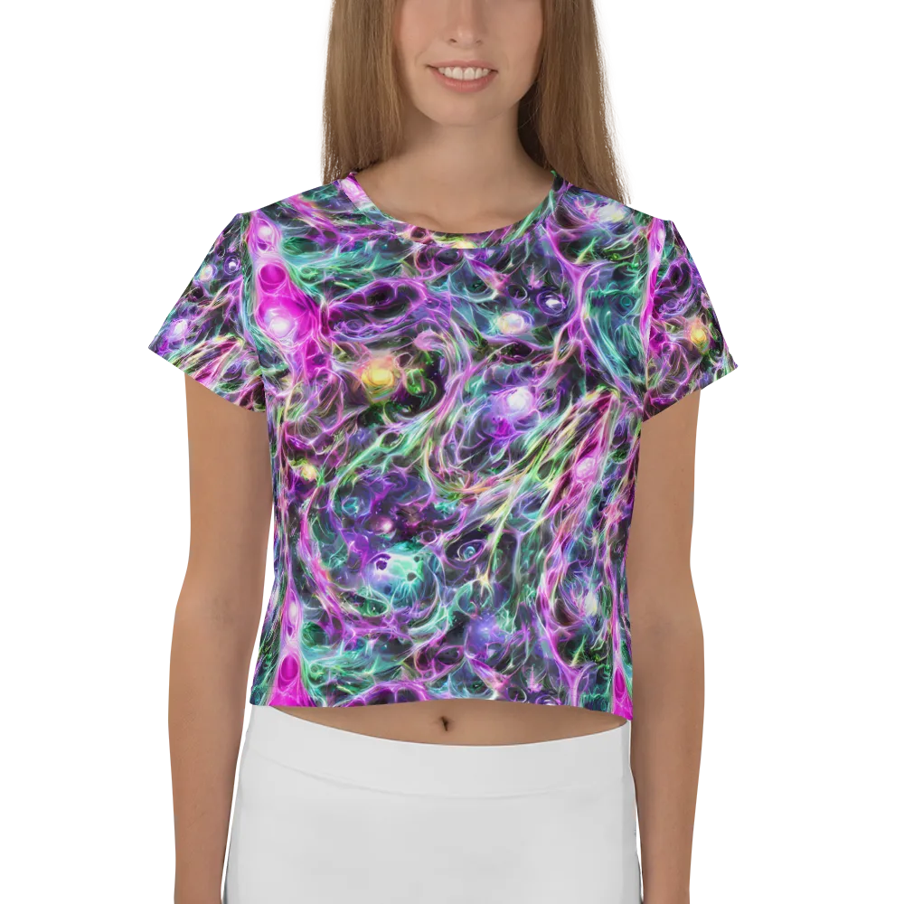 Amethyst Storm on Crop Tee — Front