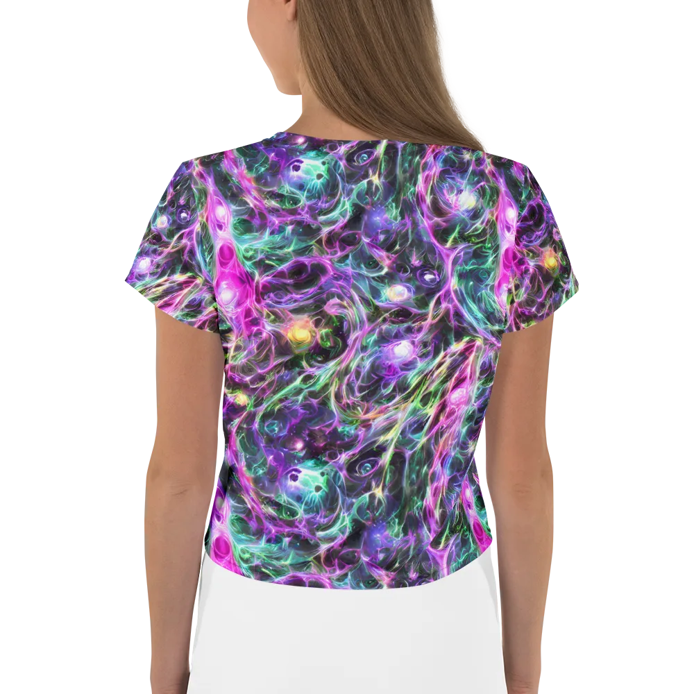 Amethyst Storm on Crop Tee — Back