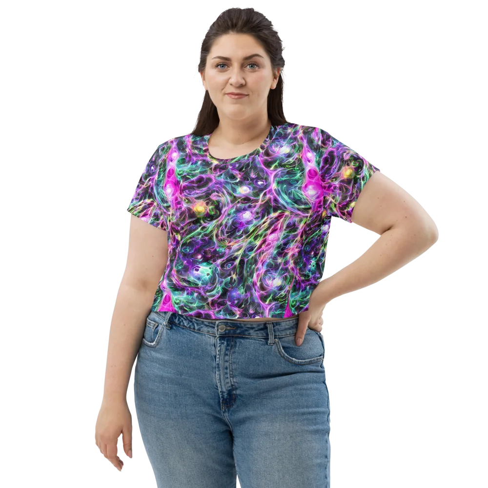 Amethyst Storm on Crop Tee — Front