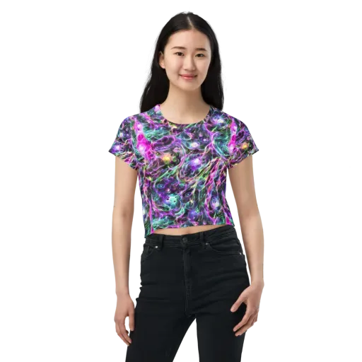 Amethyst Storm on a Crop Tee