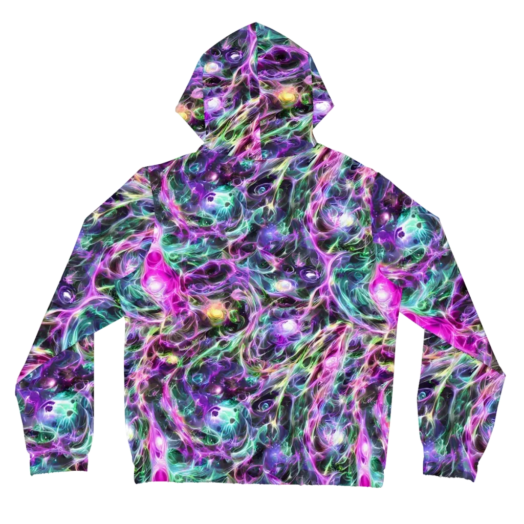 Amethyst Storm on Women's Full-Zip Hoodie — Back