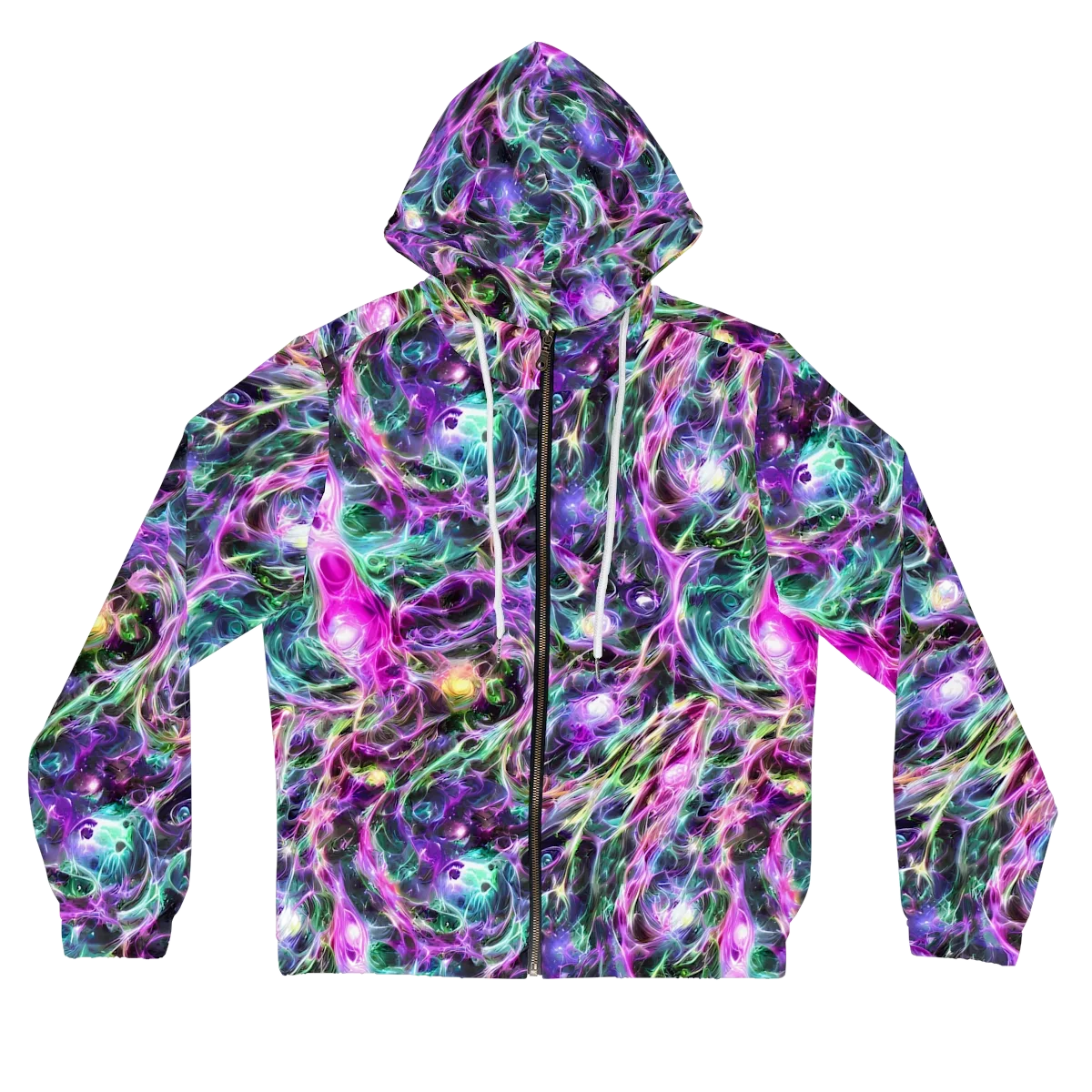 Amethyst Storm on Women's Full-Zip Hoodie — Front