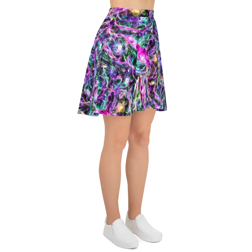 Amethyst Storm on Skater Skirt — Right