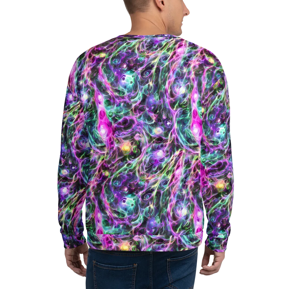 Amethyst Storm on Sweatshirt — Back