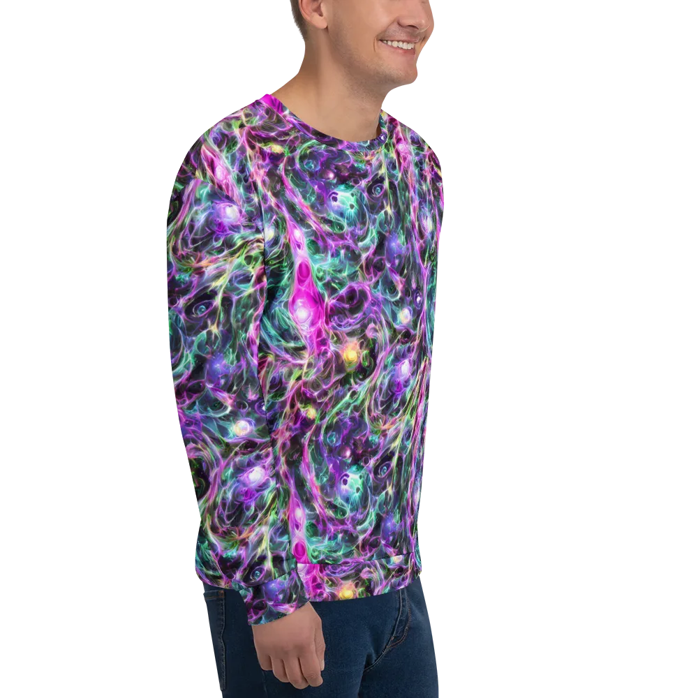 Amethyst Storm on Sweatshirt — Right Front