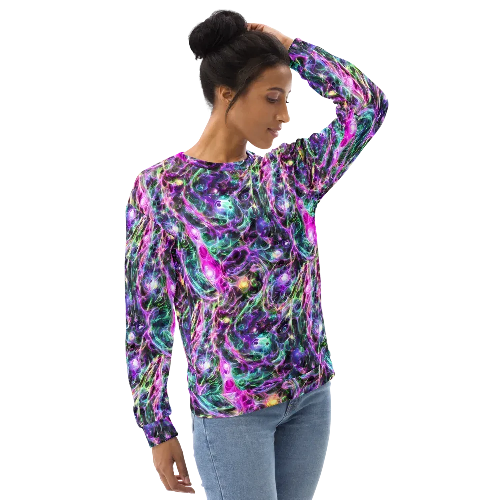 Amethyst Storm on Sweatshirt — Right Front
