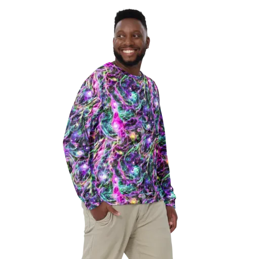 Amethyst Storm on a Sweatshirt