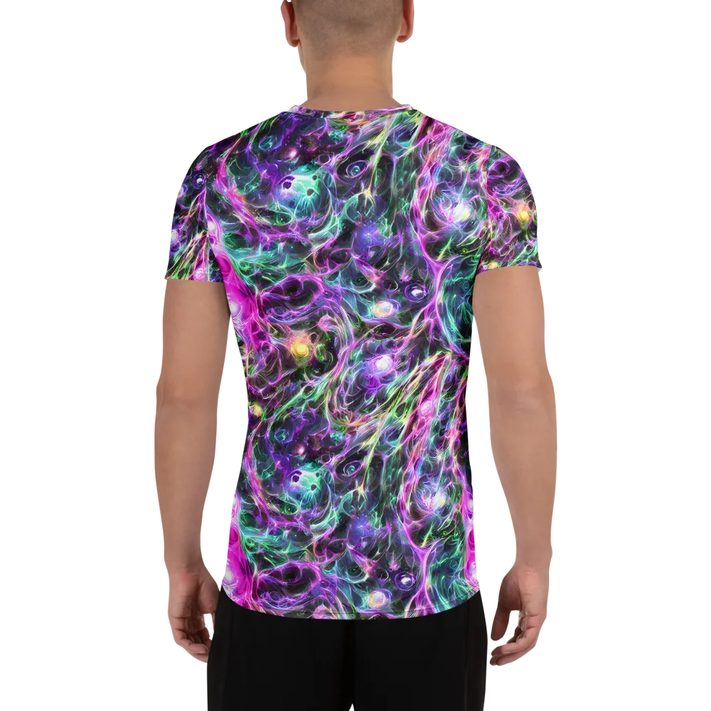 Amethyst Storm on Men's Athletic T-Shirt — Back
