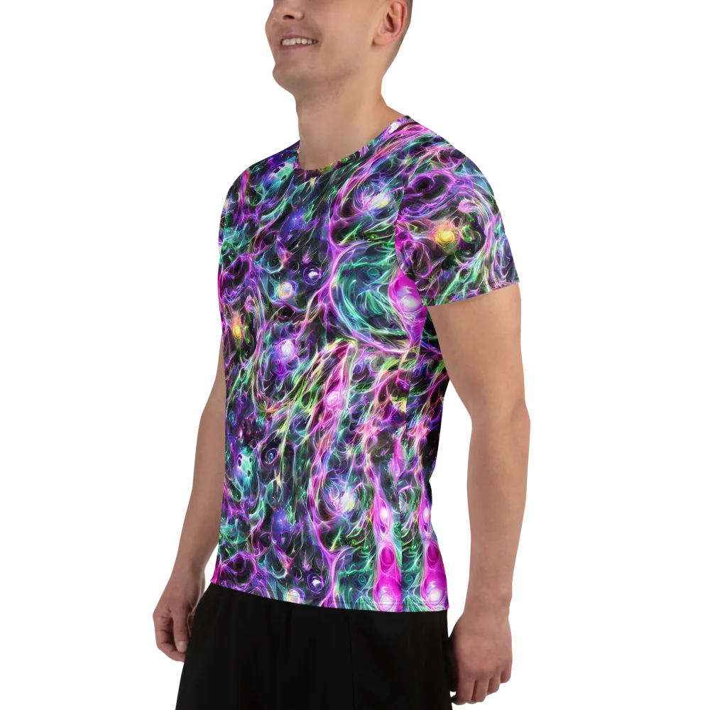 Amethyst Storm on Men's Athletic T-Shirt — Left
