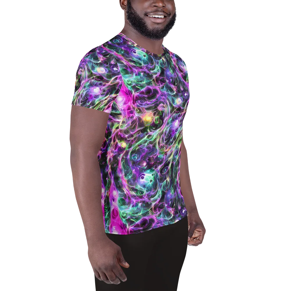 Amethyst Storm on Men's Athletic T-Shirt — Right
