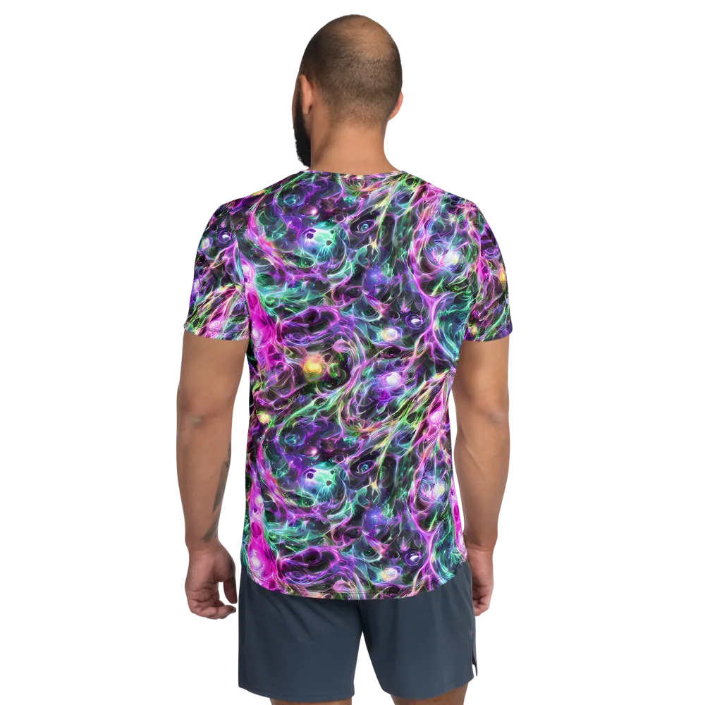 Amethyst Storm on Men's Athletic T-Shirt — Back