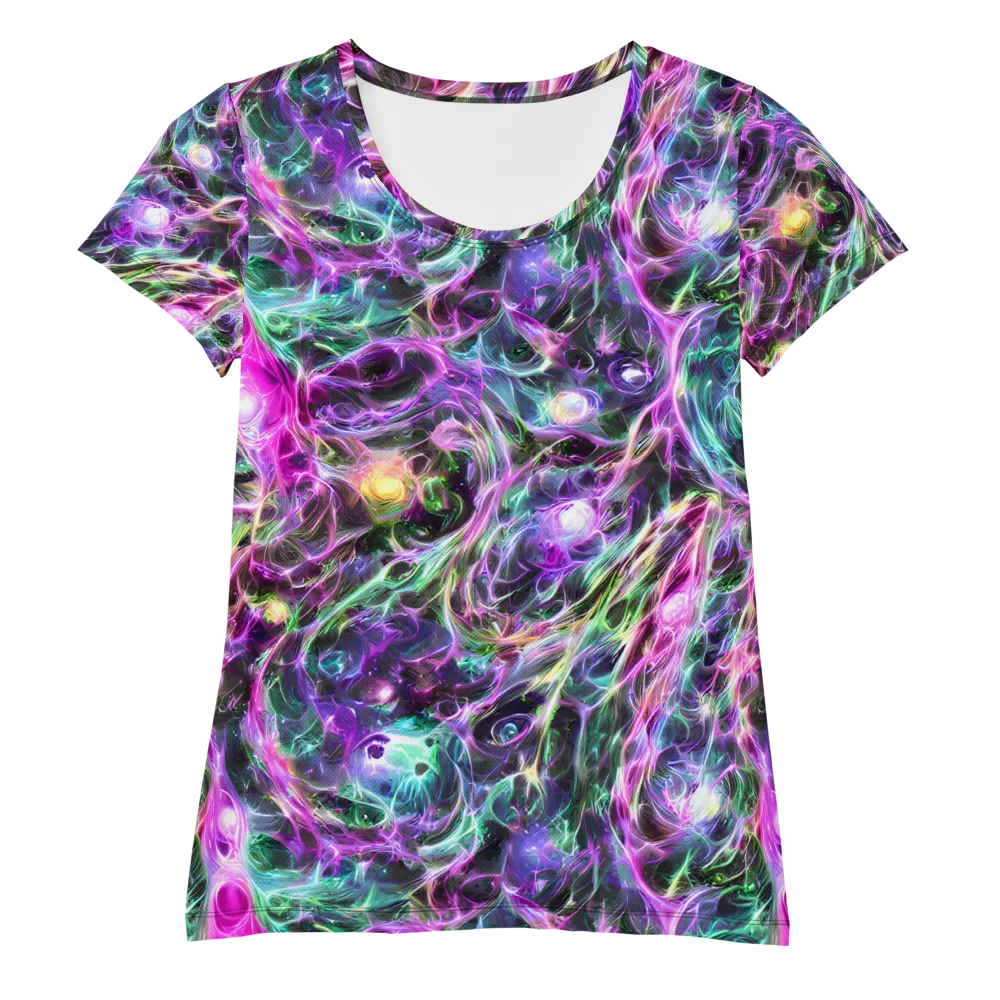 Amethyst Storm on Women's Athletic T-Shirt — Front