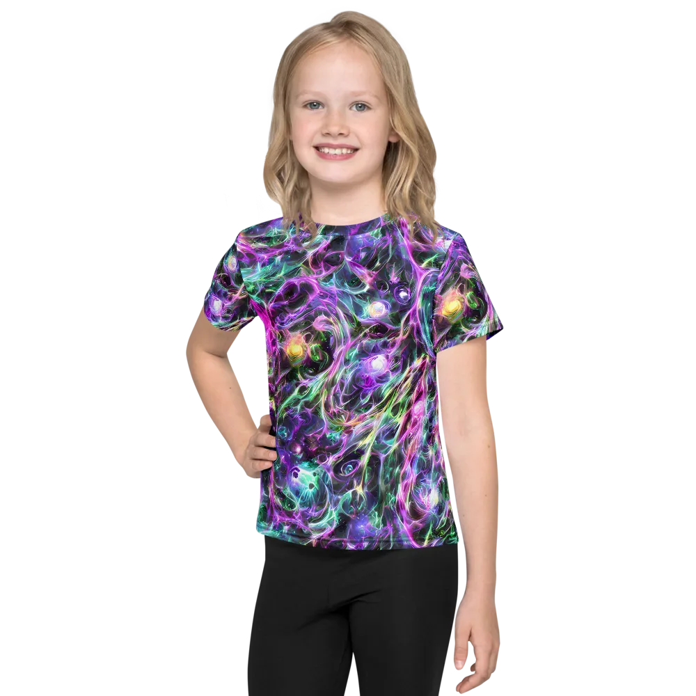 Amethyst Storm on Kids Crew Neck T-Shirt — Front