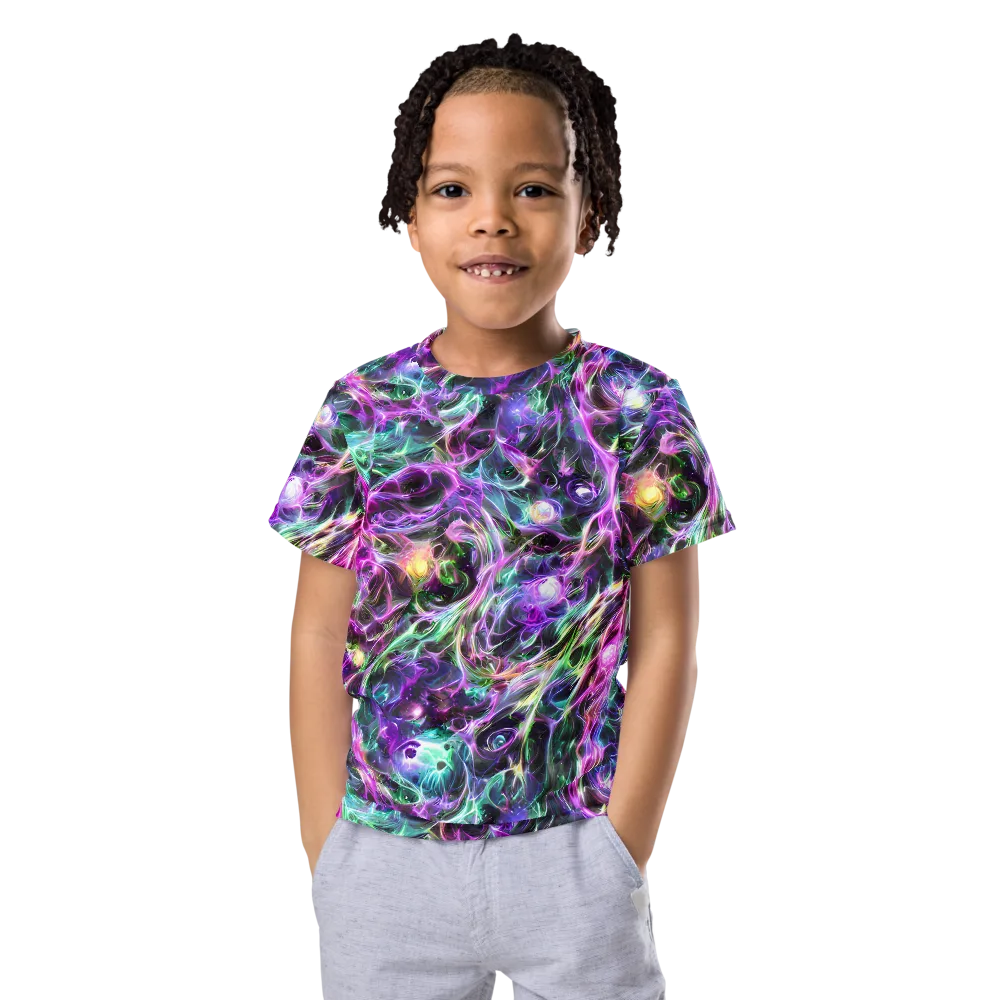 Amethyst Storm on Kids Crew Neck T-Shirt — Front