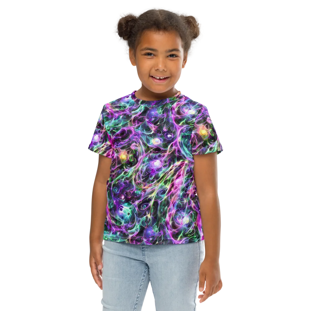Amethyst Storm on Kids Crew Neck T-Shirt — Front