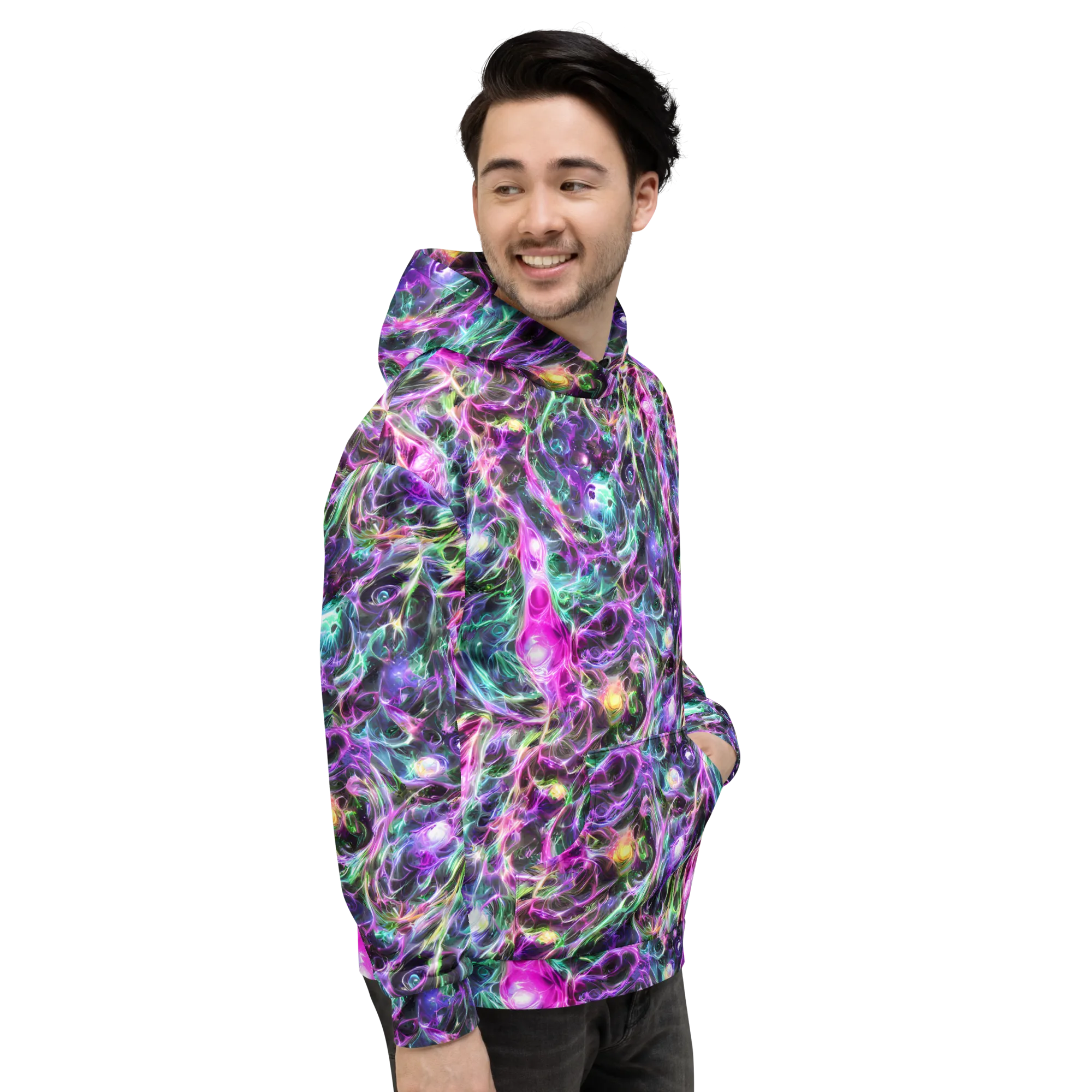 Amethyst Storm on Hoodie — Right