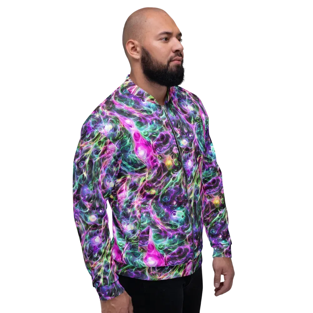 Amethyst Storm on Bomber Jacket — Right